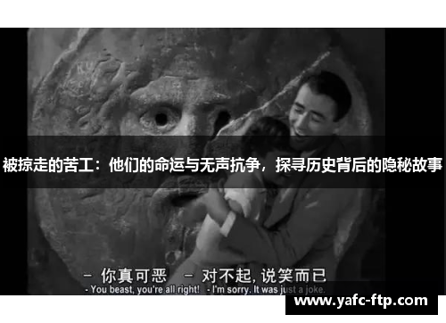 被掠走的苦工：他们的命运与无声抗争，探寻历史背后的隐秘故事